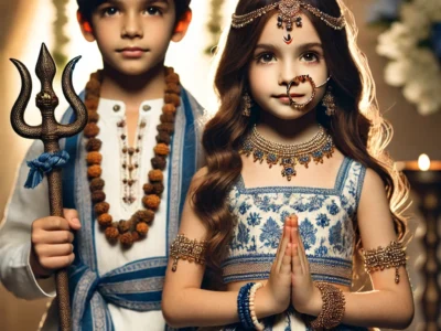 Shivratri special kids' dress