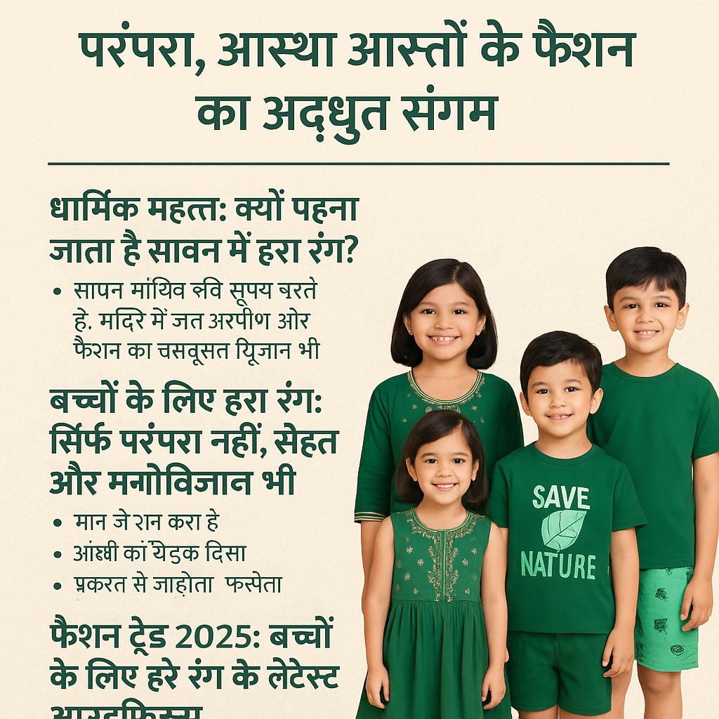 Kids Fashion Special Green Collection